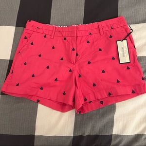 British Khaki Sailboat Shorts - NWT!